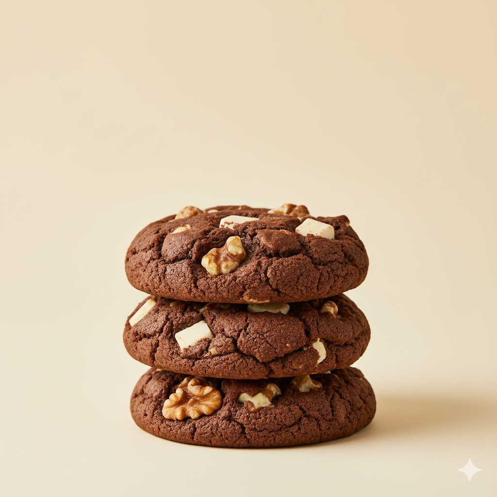 Ragi Double Chocolate Mini Cookies (Gluten Free)