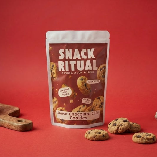 Jowar Chocolate Chip Mini Cookies (Gluten Free)