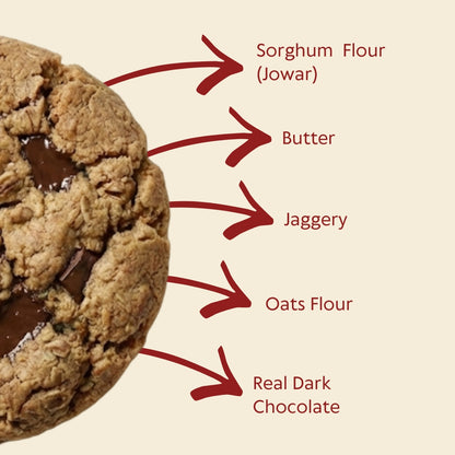 Jowar Chocolate Chip Mini Cookies (Gluten Free)