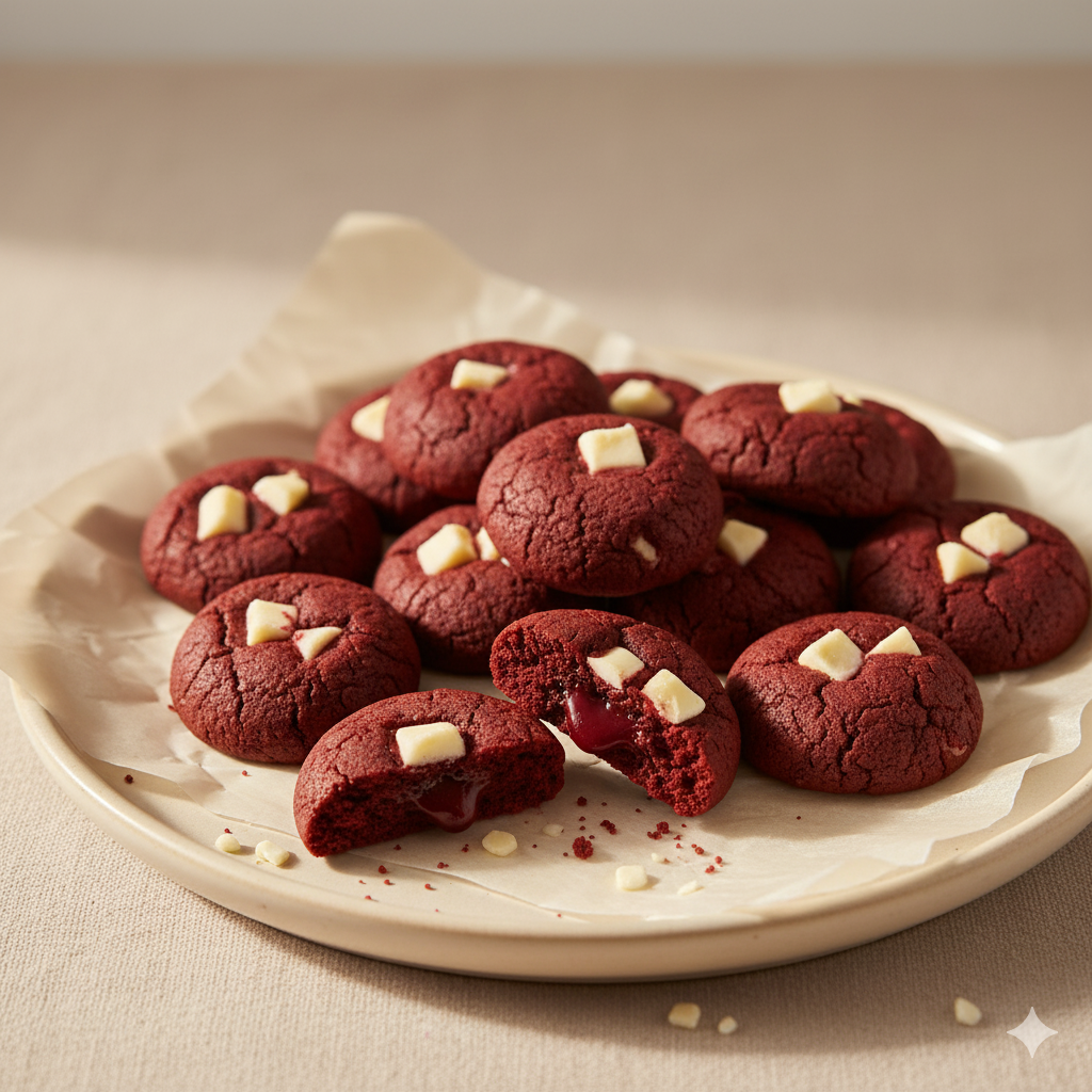 Red Velvet  Mini Cookies