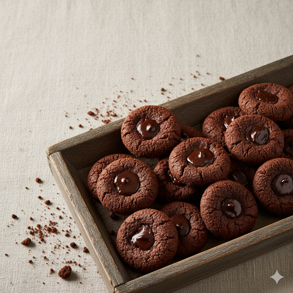 Double chocolate Mini Cookies